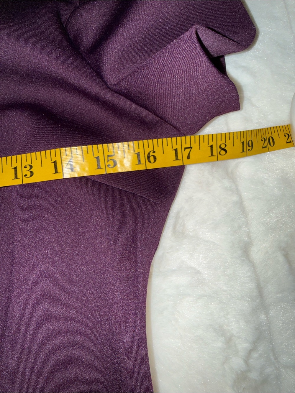 Calvin Klein Plum Cold-Shoulder Sheath Dress - Size 8 - Picture 9 of 10